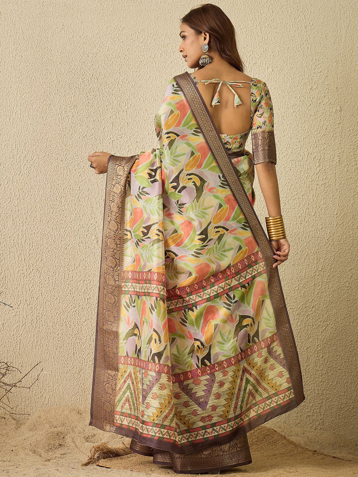 partywear designer saree for festive occasions