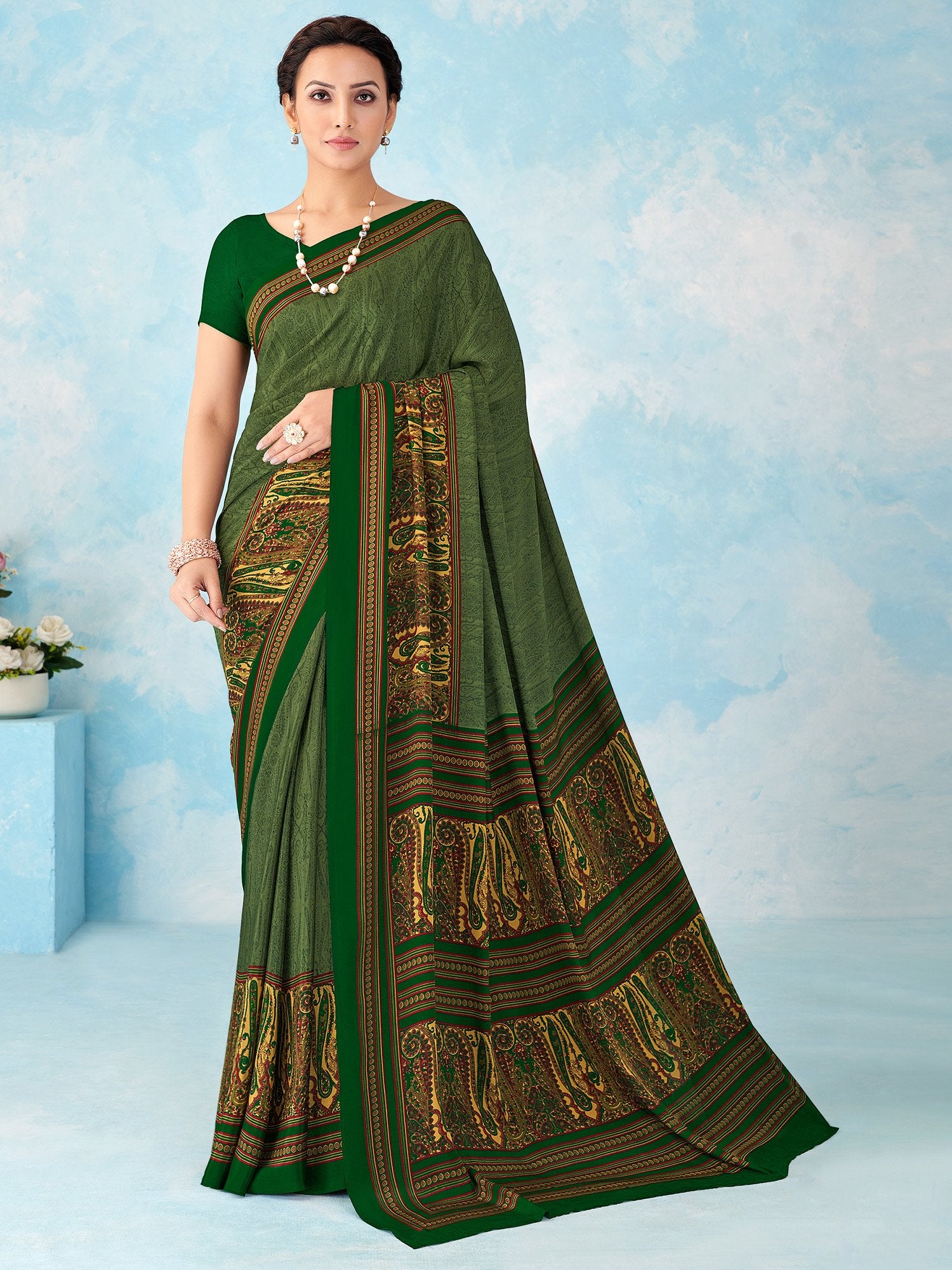 partywear designer saree for festive occasions