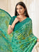 Green Light Bagru Georgette Printed Saree