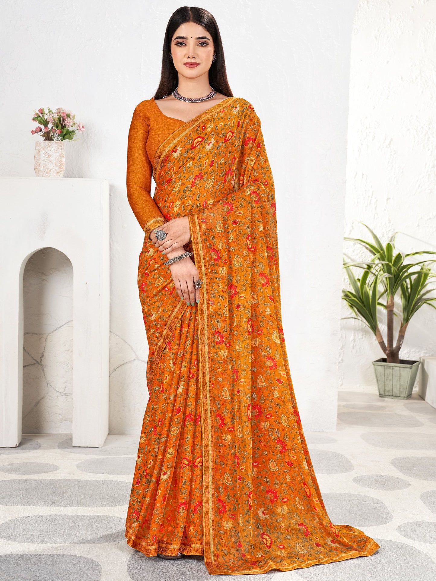 partywear designer saree for festive occasions