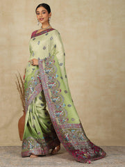 Light Patola Viscose Silk Woven Saree - The Dori Store