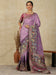 Lavender Lavendar Patola Viscose Silk Woven Saree