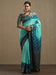 Blue Light Kanjeevaram Georgette Woven Saree