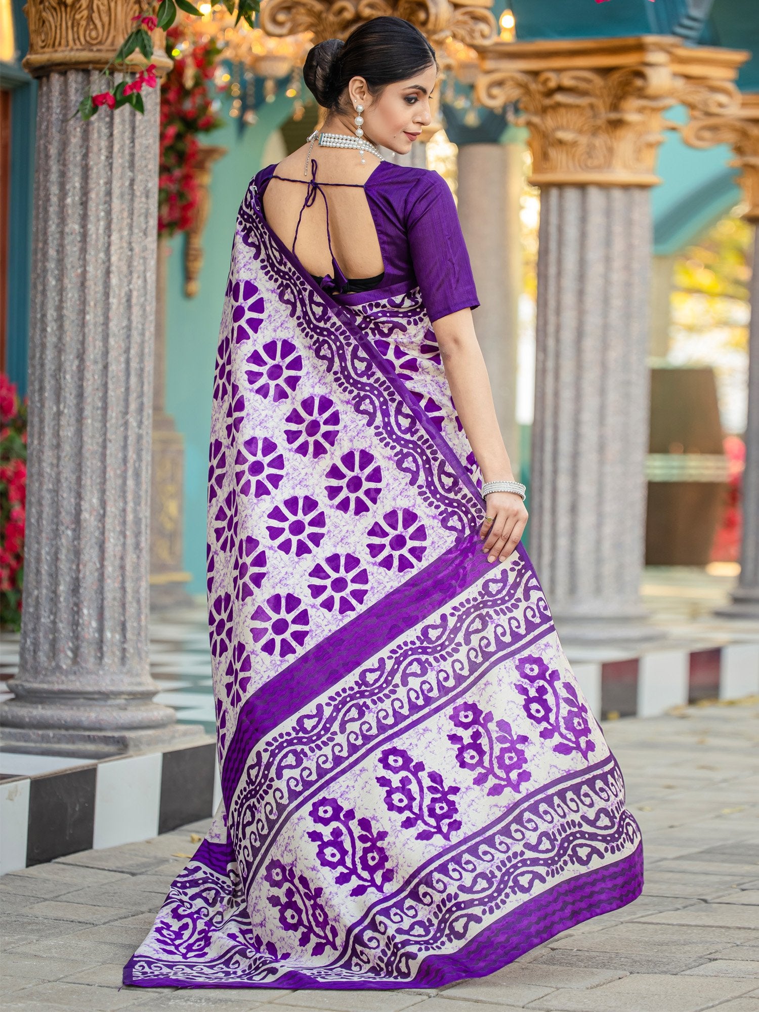 partywear designer saree for festive occasions