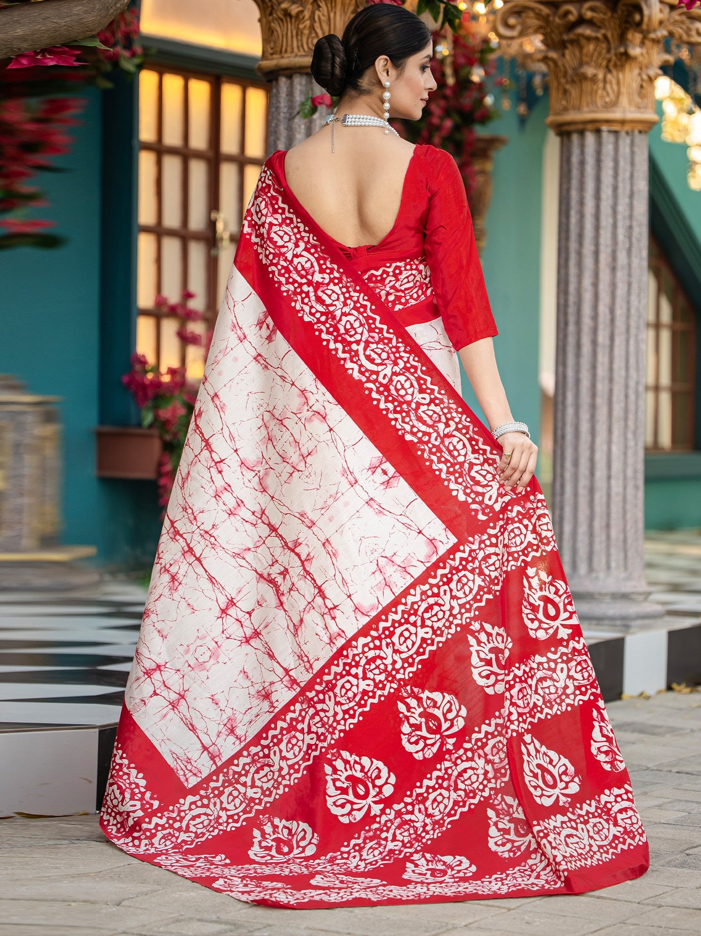 partywear designer saree for festive occasions