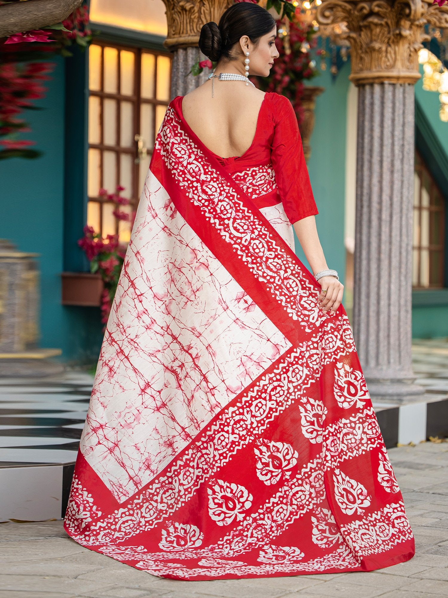 partywear designer saree for festive occasions
