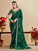 Green Green Bandhani Georgette Embroidered Saree