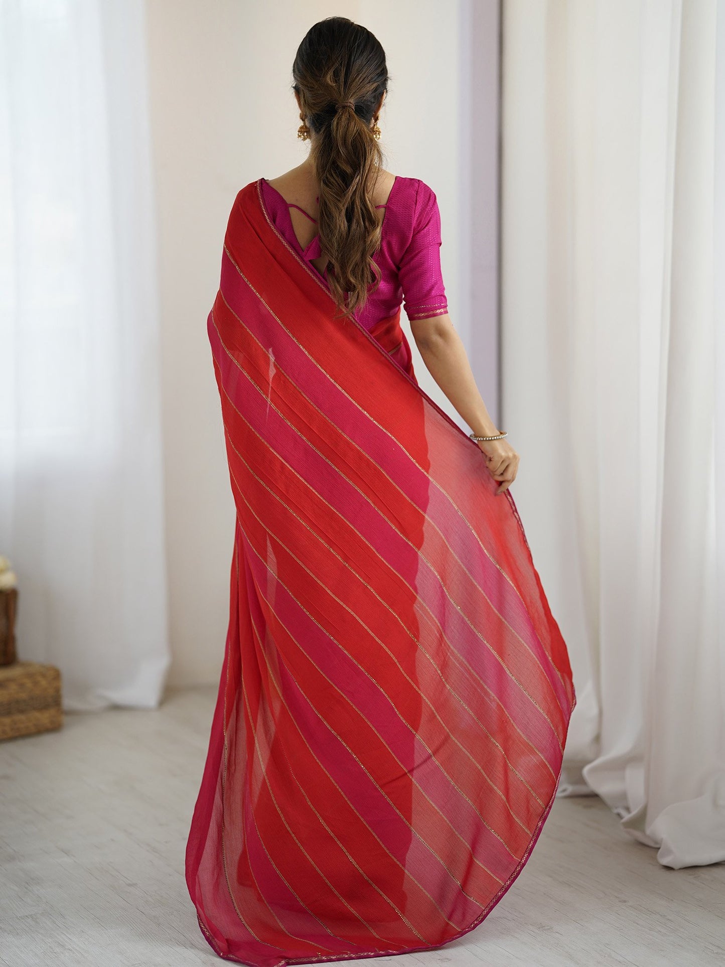 partywear designer saree for festive occasions