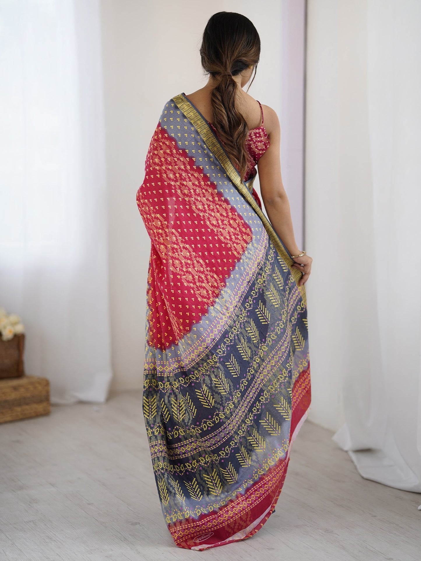 partywear designer saree for festive occasions