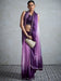 Lavender Lavendar Party Wear Satin Embellished Saree