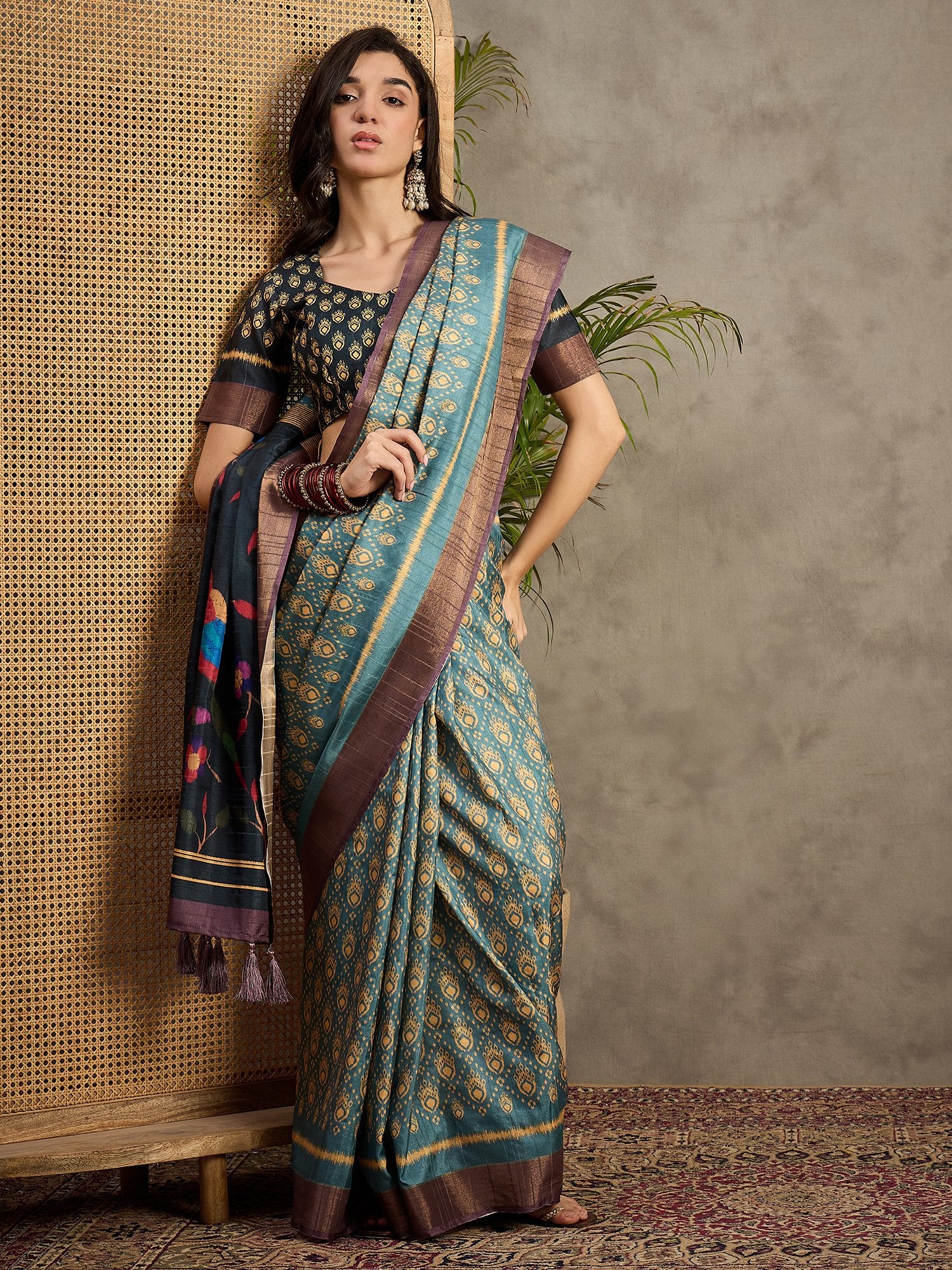partywear designer saree for festive occasions