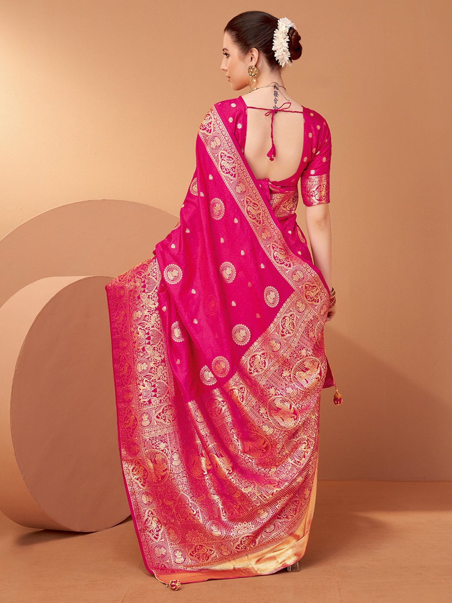 partywear designer saree for festive occasions