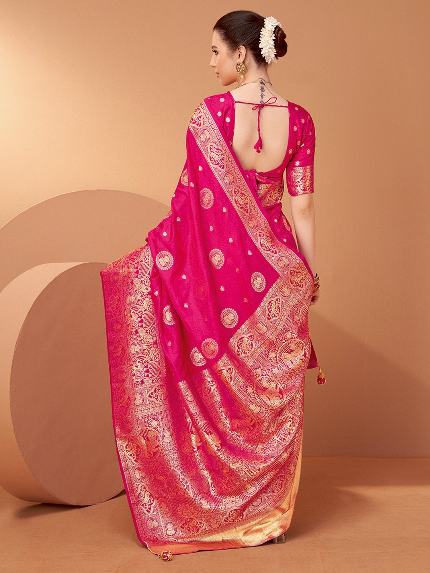 partywear designer saree for festive occasions