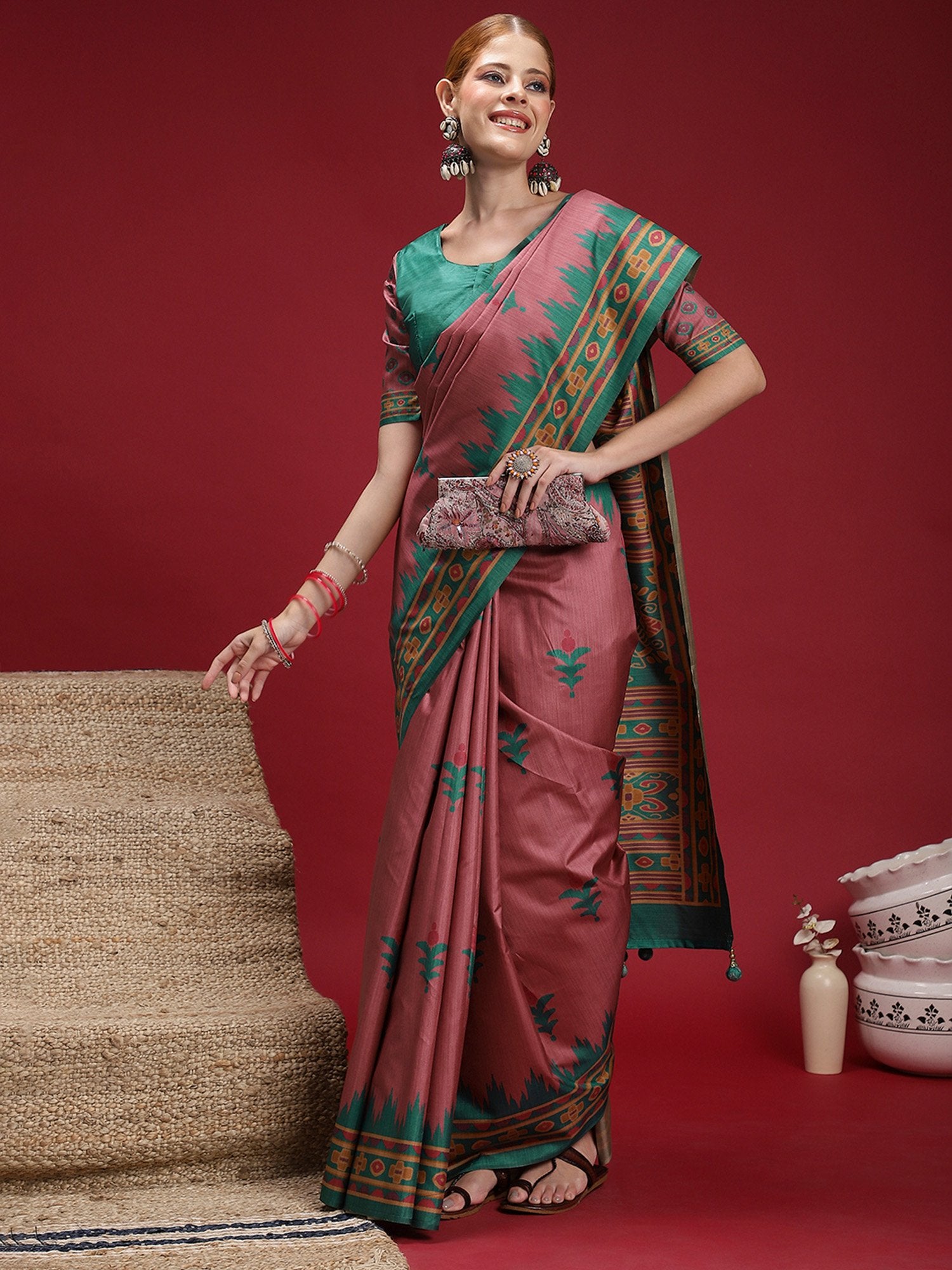 partywear designer saree for festive occasions