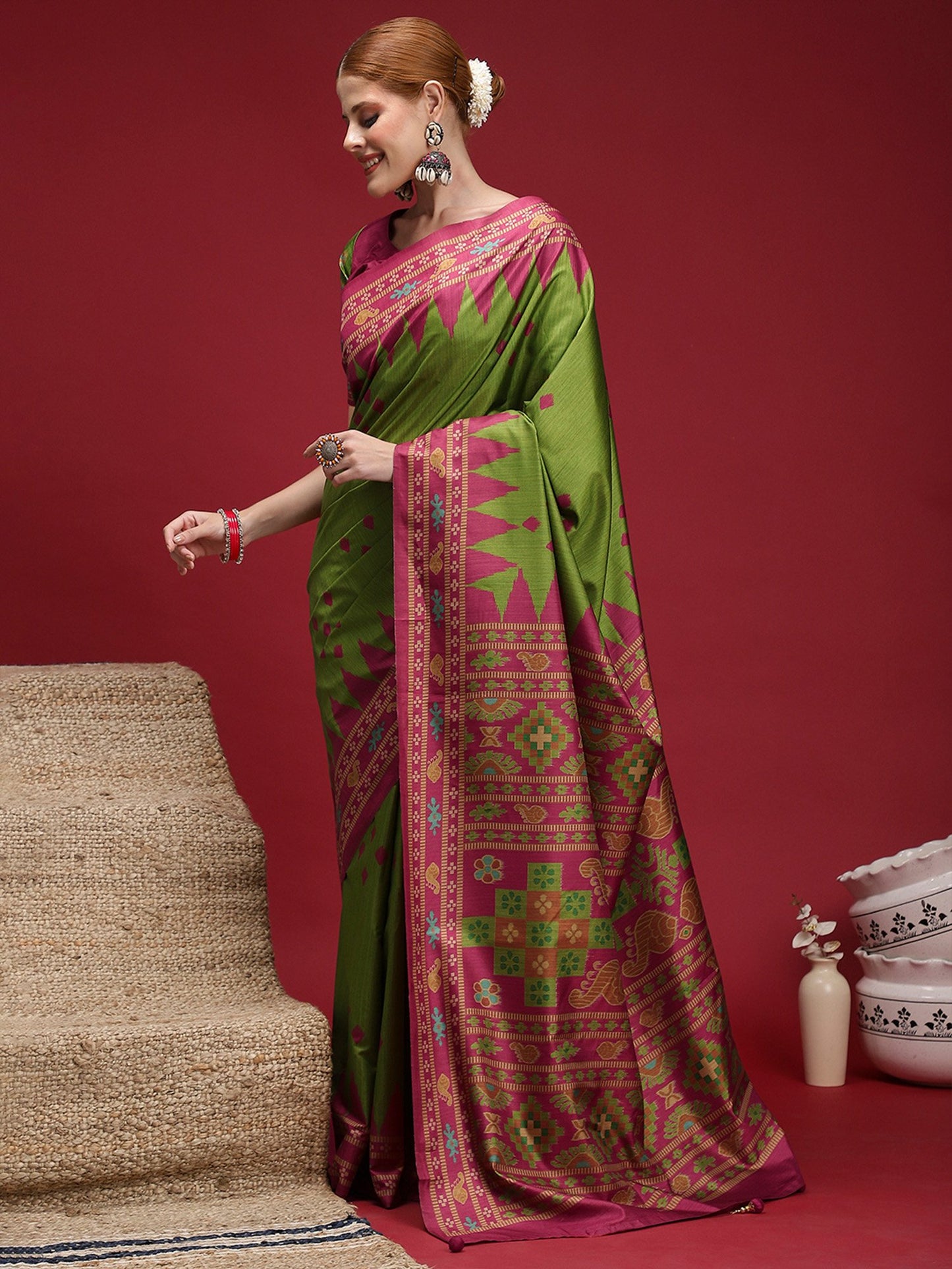partywear designer saree for festive occasions