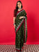 Green Green Bhagalpuri Muslin Digital Print Saree