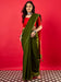 Green Green Mysore Silk Cotton Printed Saree