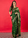 Green Green Banarasi Nylon Woven Saree