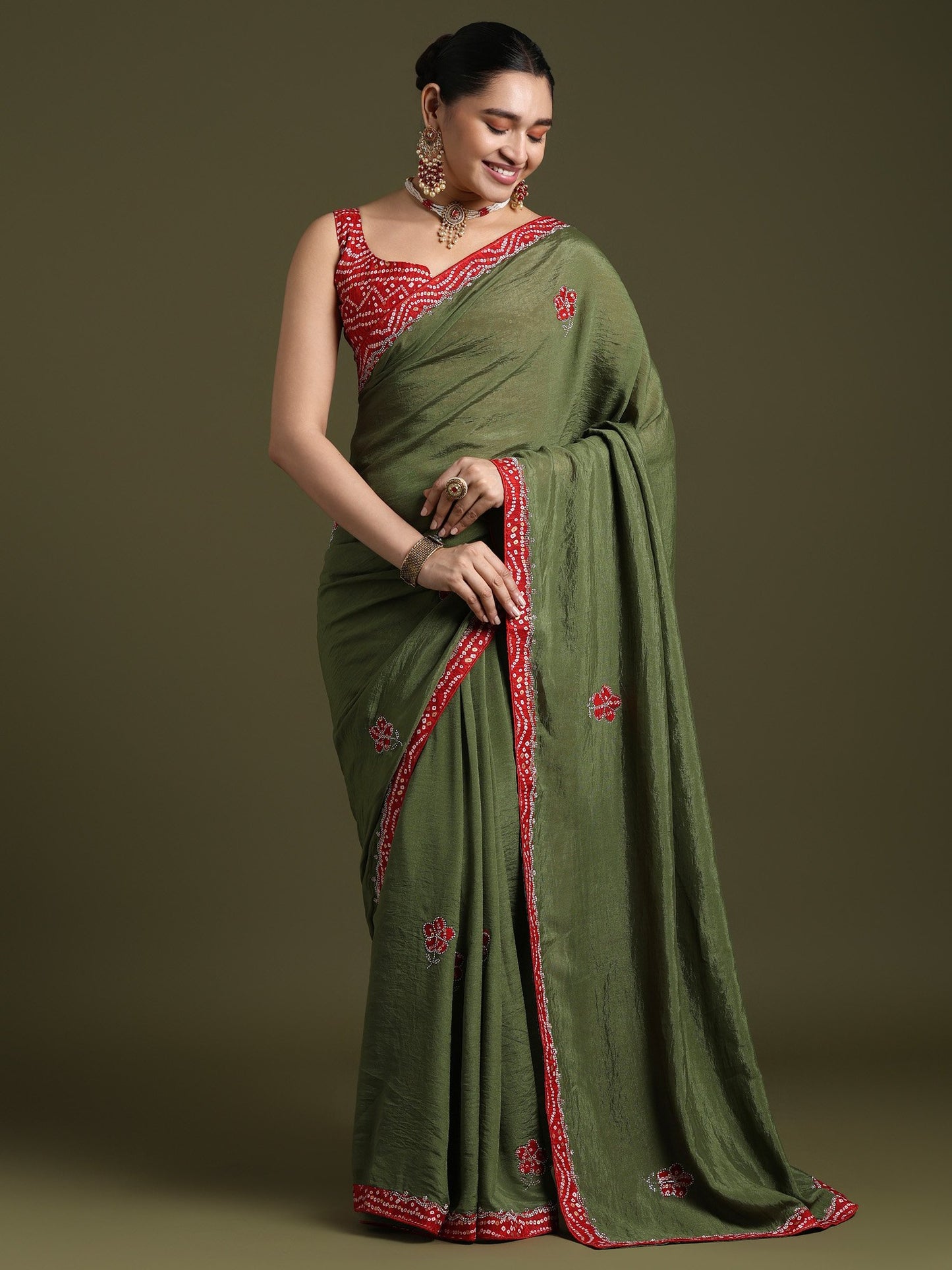 partywear designer saree for festive occasions