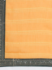 Yellow Party Wear Georgette Embellished Saree - The Dori Store