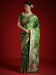 Green Light Banarasi Satin Woven Saree