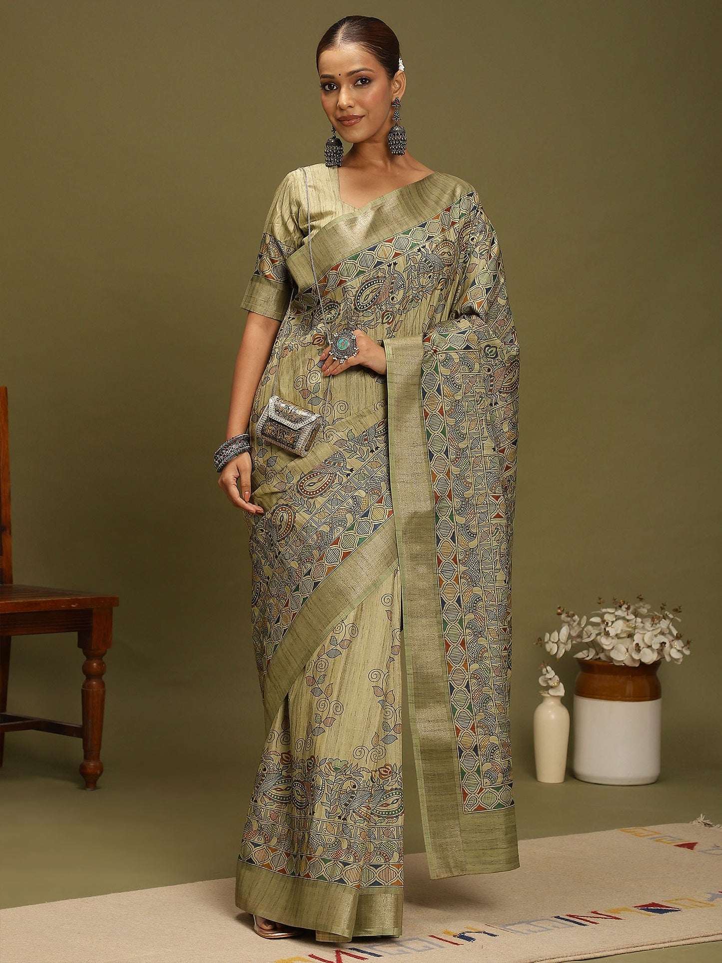 partywear designer saree for festive occasions