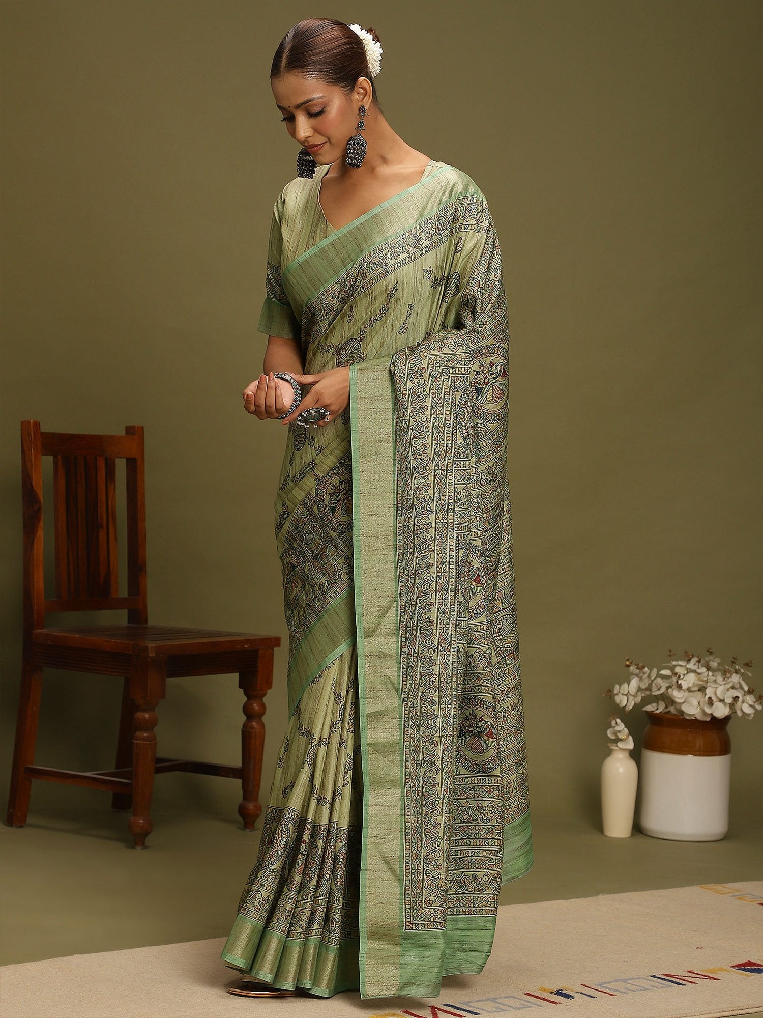 partywear designer saree for festive occasions