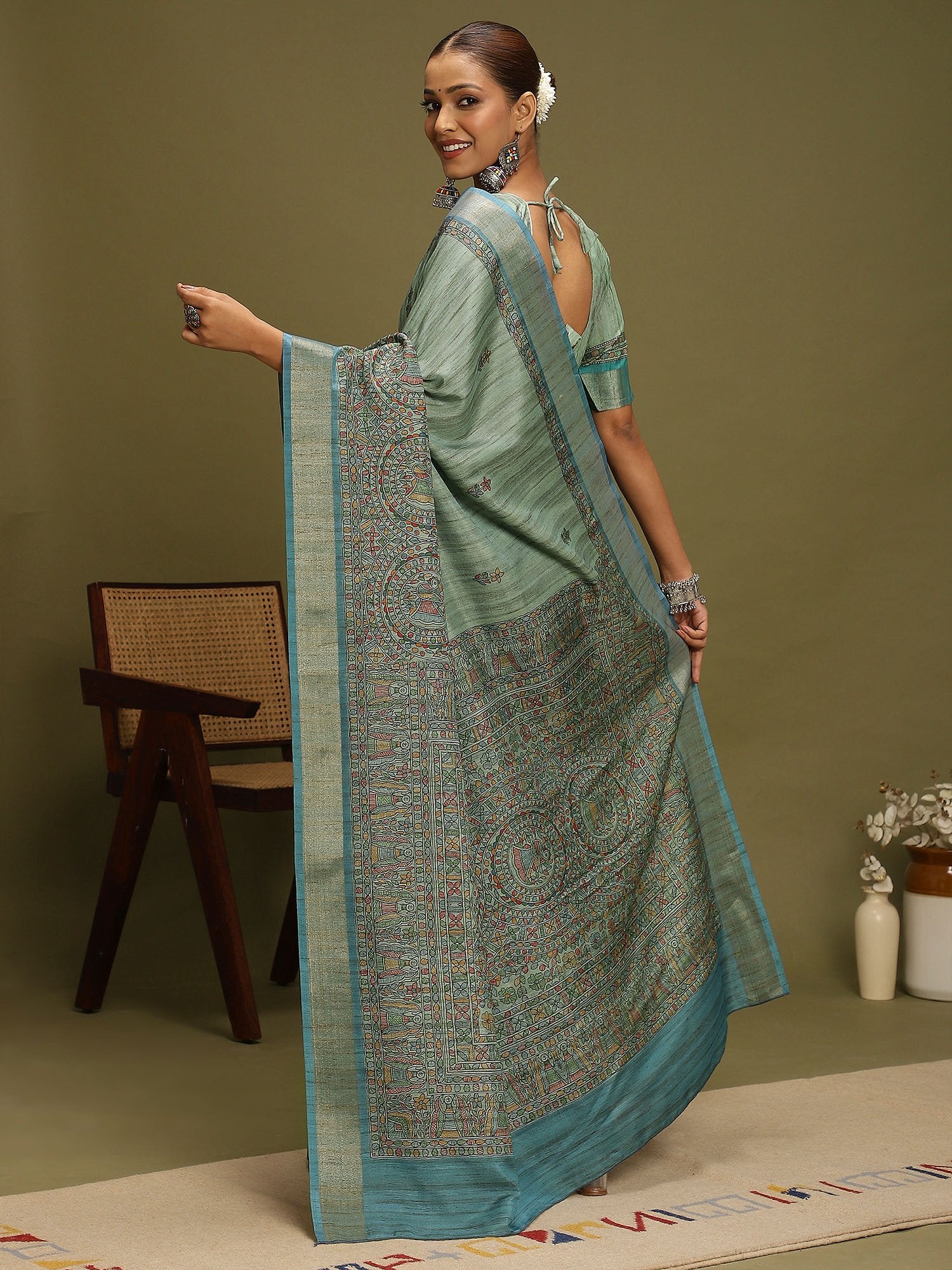 partywear designer saree for festive occasions