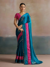 Light Party Wear Chiffon Embellished Saree - The Dori Store