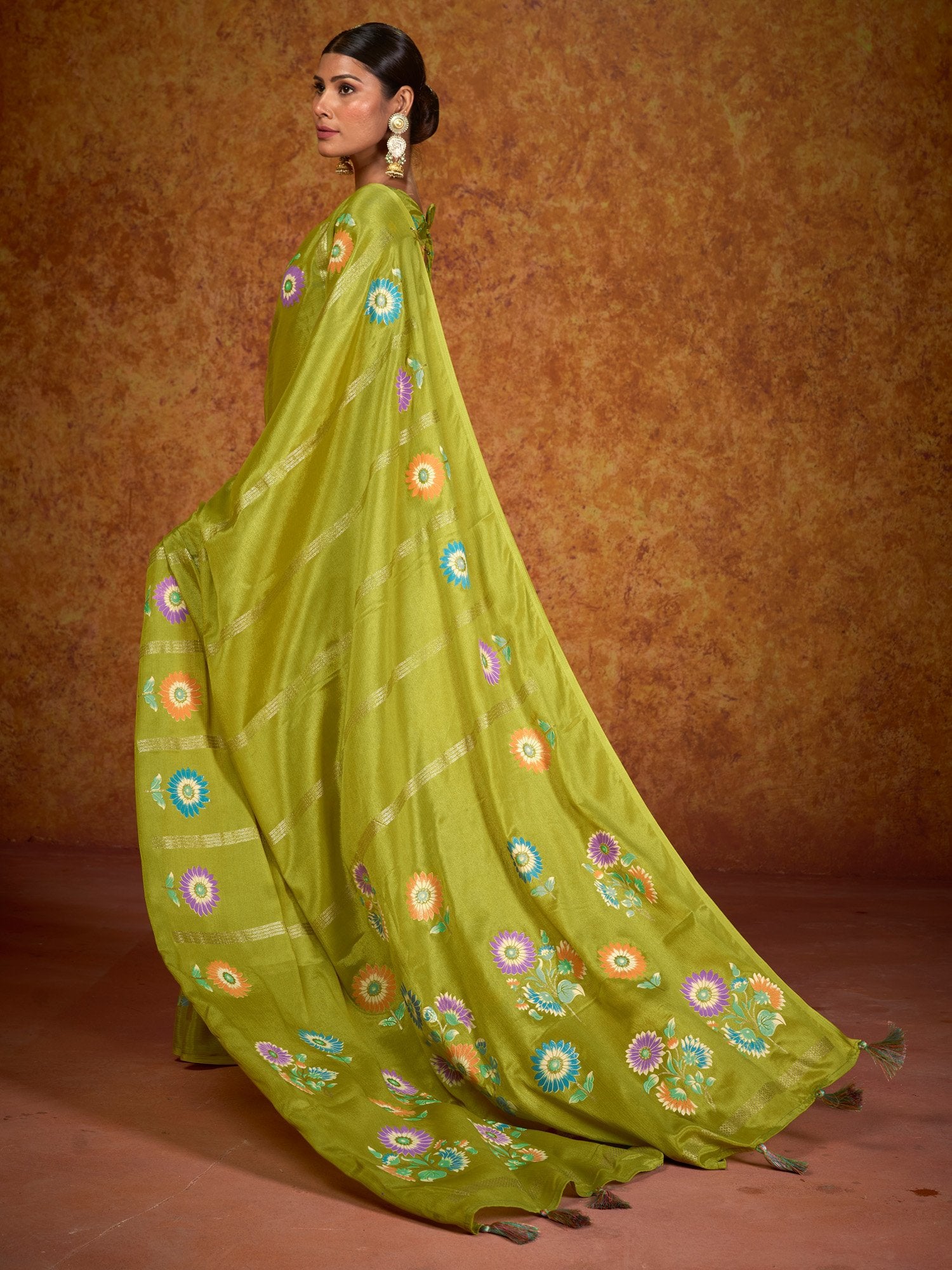 partywear designer saree for festive occasions