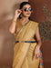 Yellow Mustard Mangalagiri Bhagalpuri Silk Woven Saree