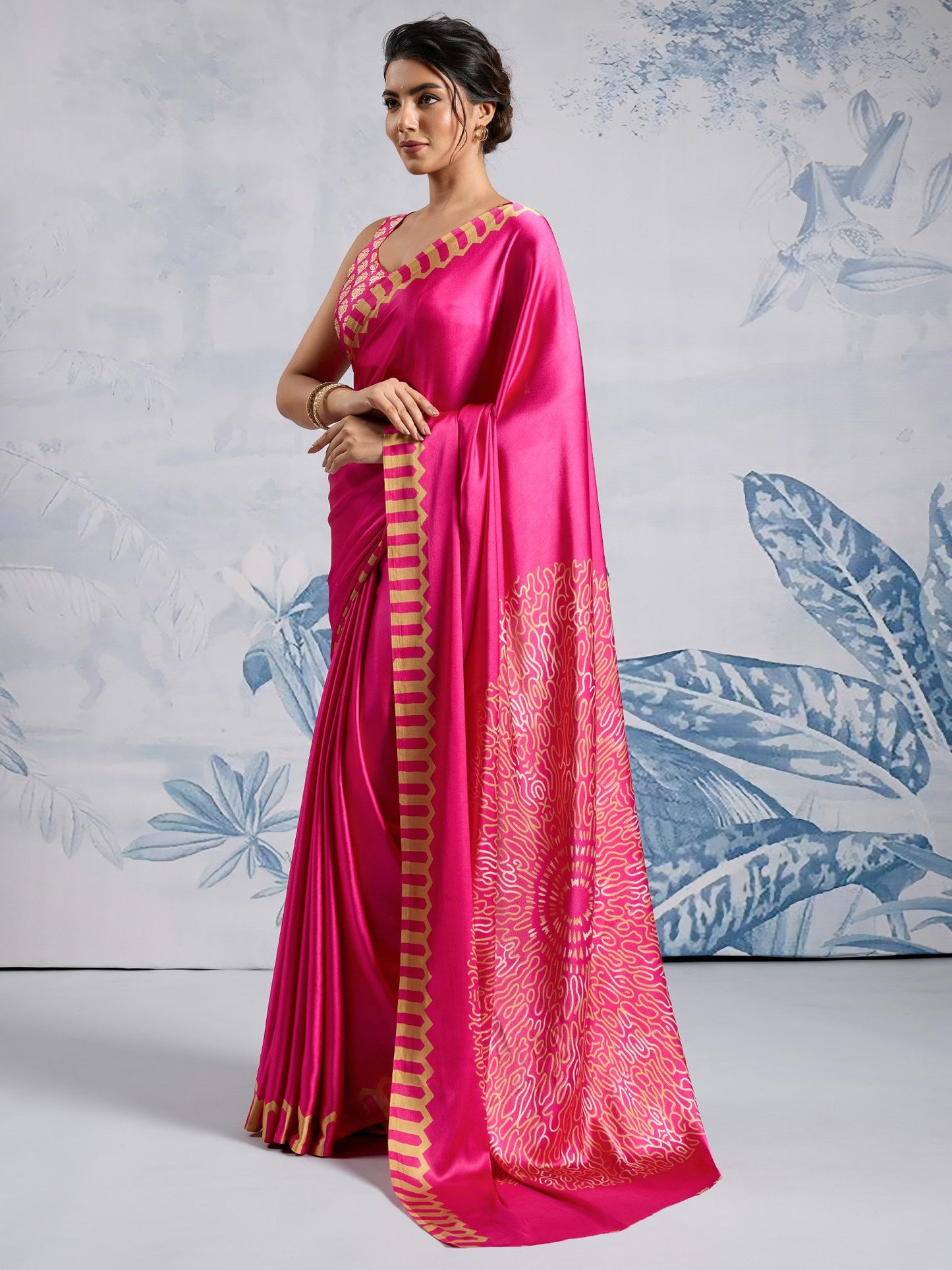 partywear designer saree for festive occasions