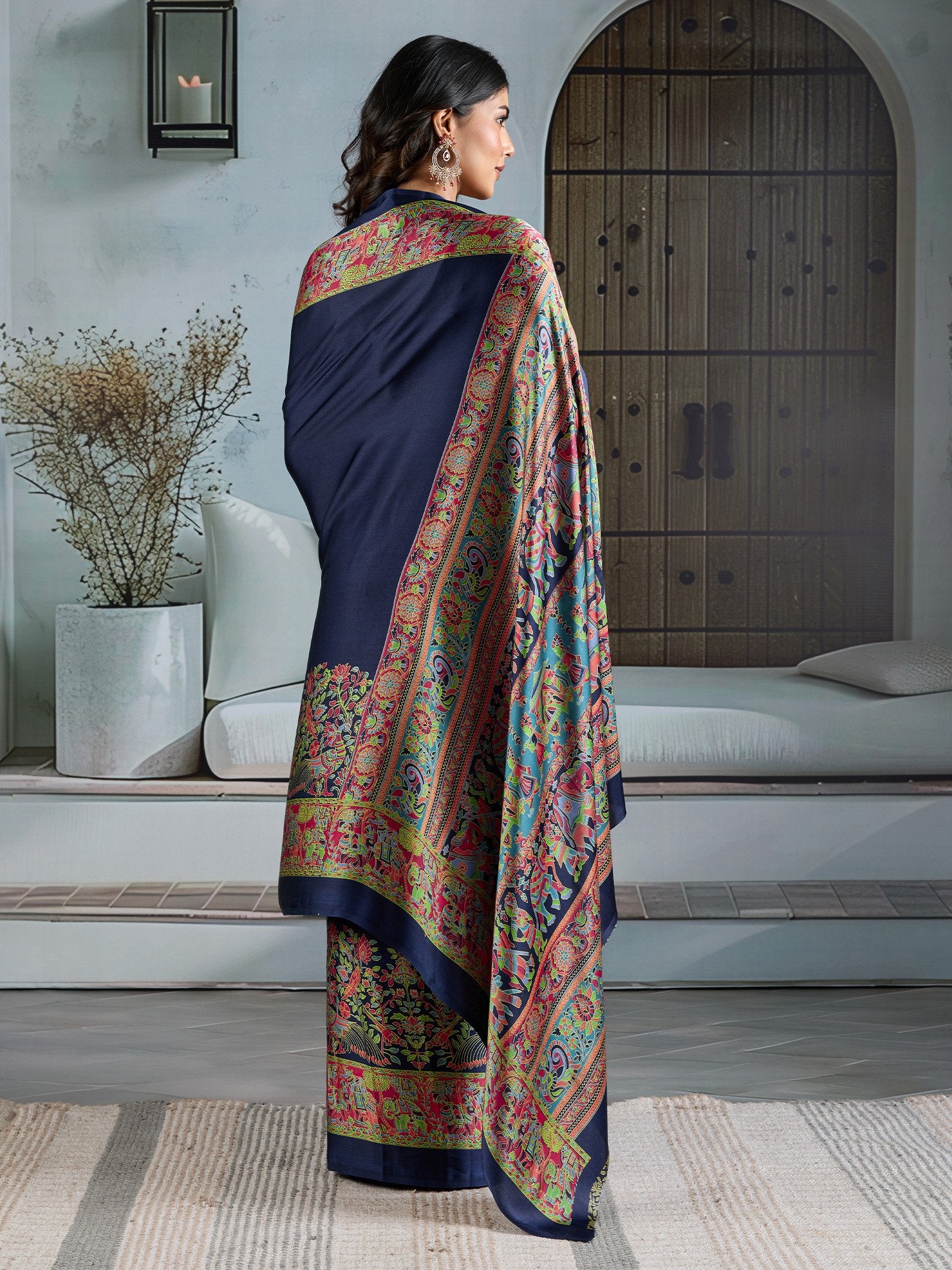 partywear designer saree for festive occasions