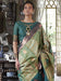 Green Light Banarasi Pure Silk Woven Saree