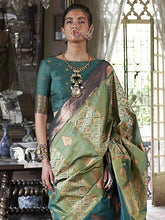 Light Banarasi Pure Silk Woven Saree - The Dori Store