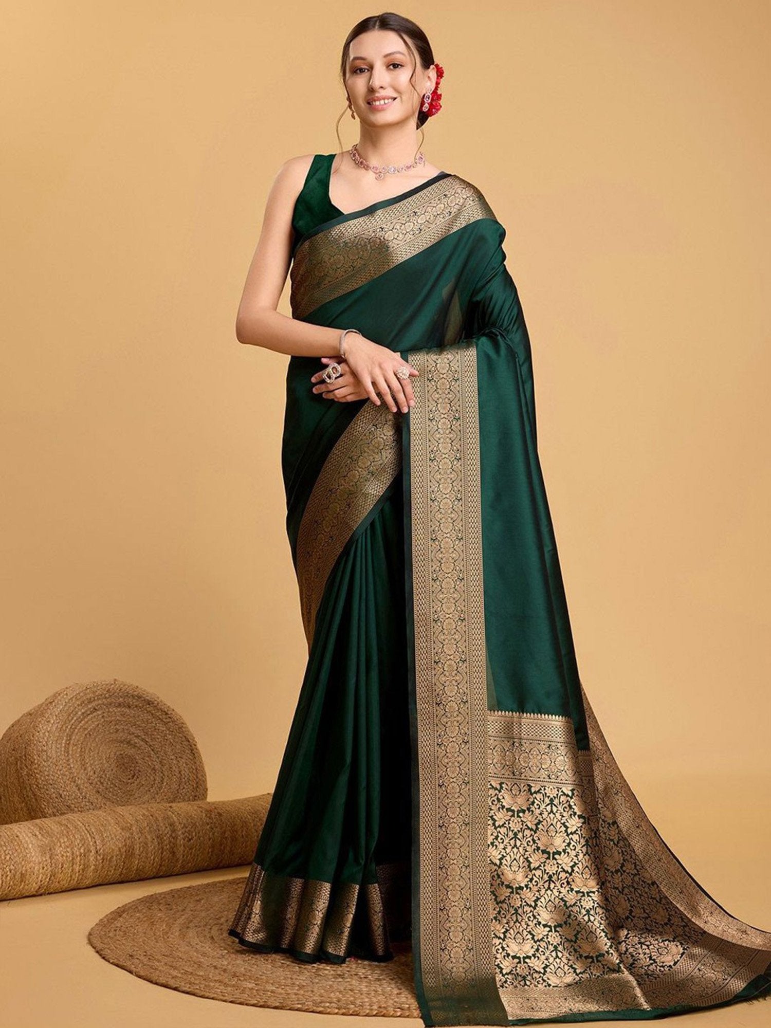 partywear designer saree for festive occasions