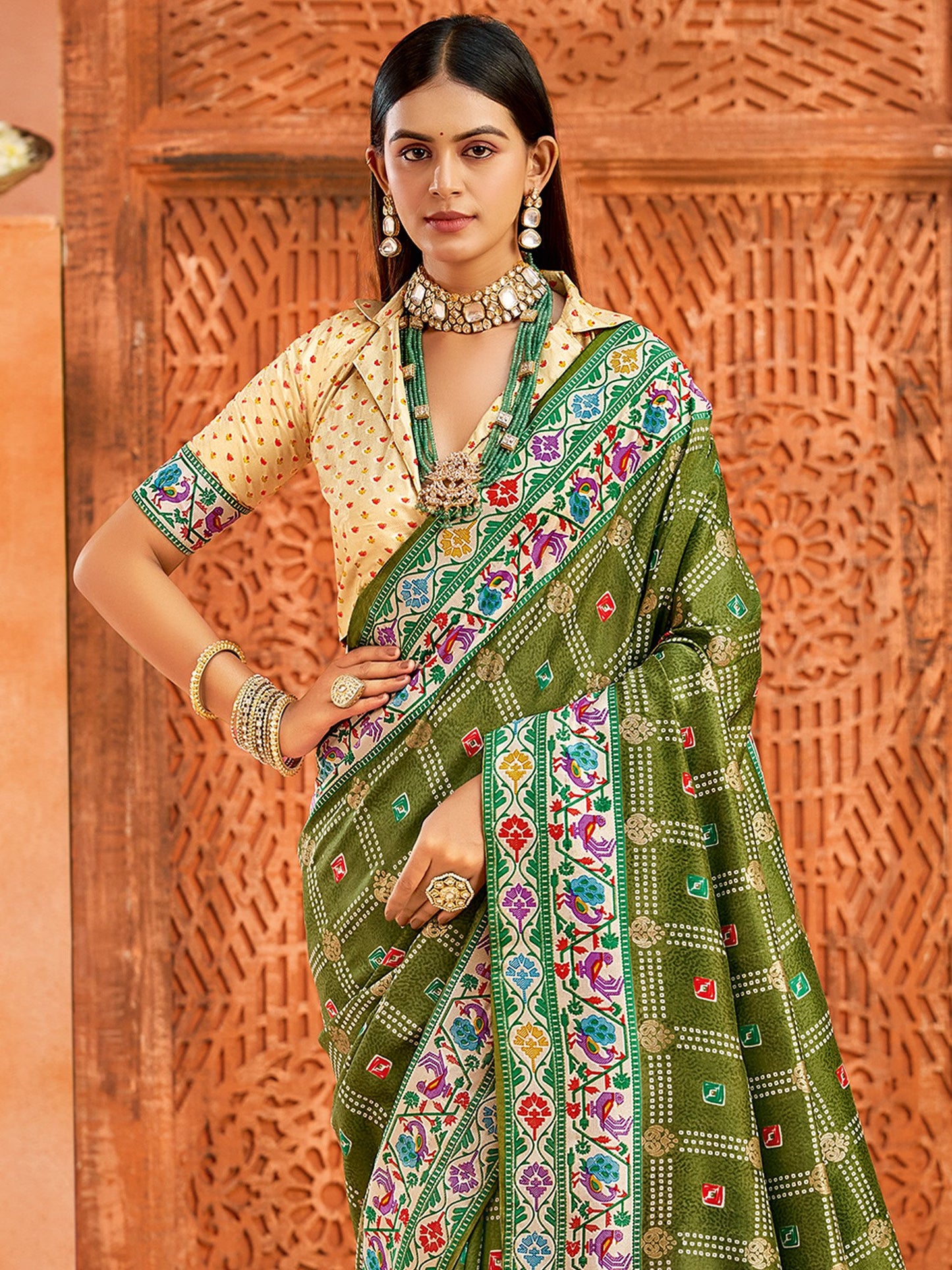 partywear designer saree for festive occasions