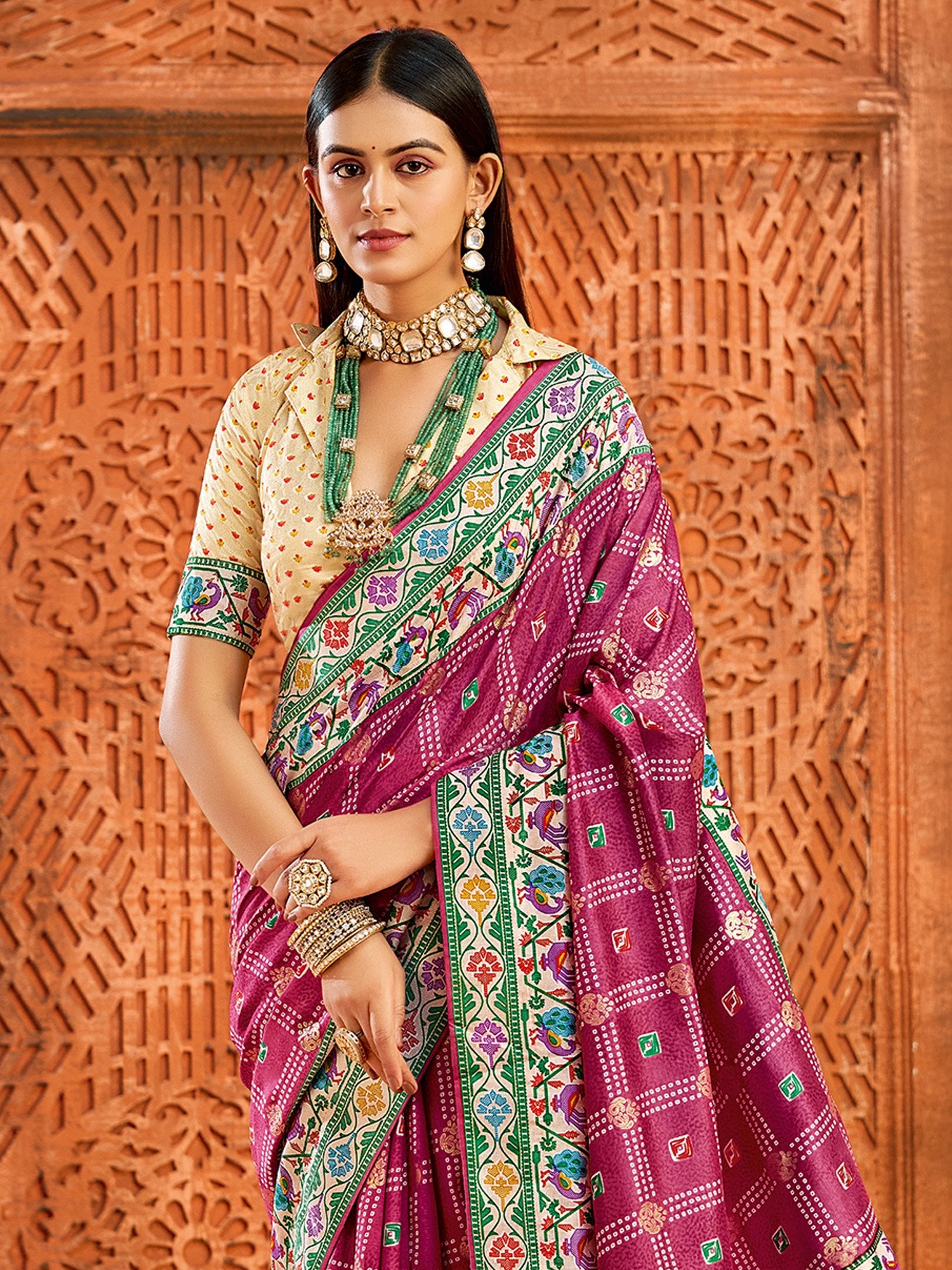 partywear designer saree for festive occasions