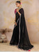 Black Black Party Wear Georgette Embellished Saree
