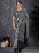 Blue Navy Sungudi Viscose Digital Print Saree