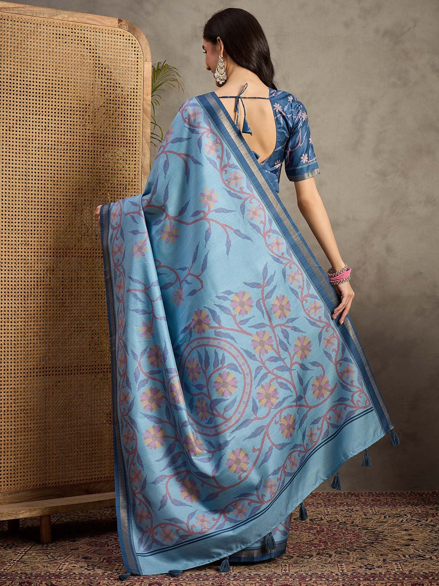 partywear designer saree for festive occasions