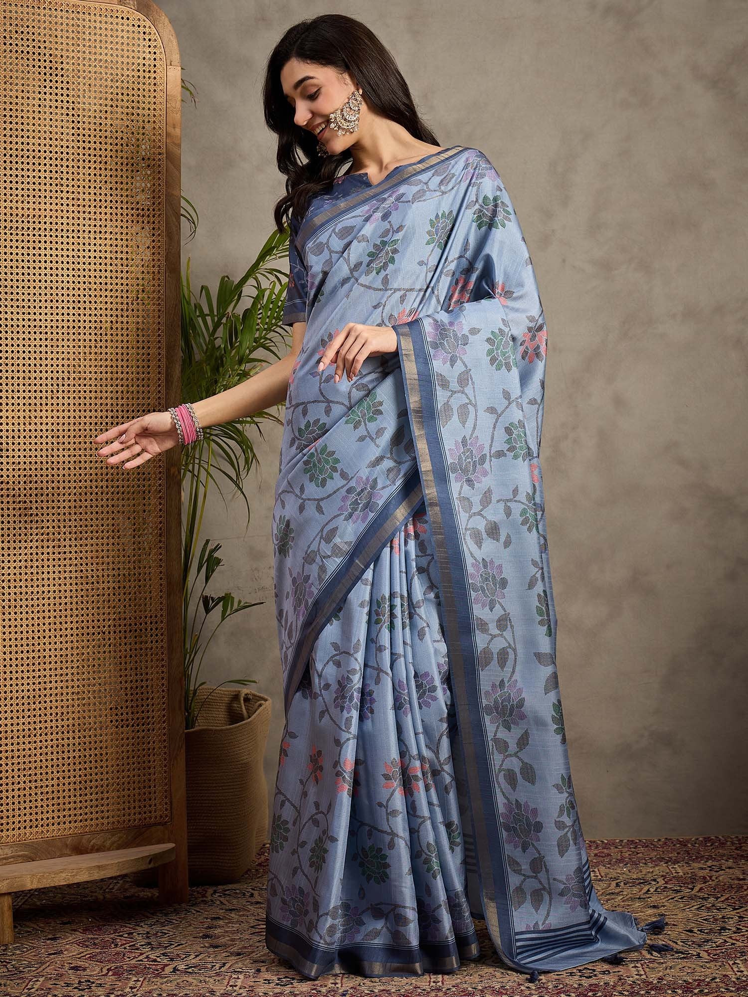 partywear designer saree for festive occasions