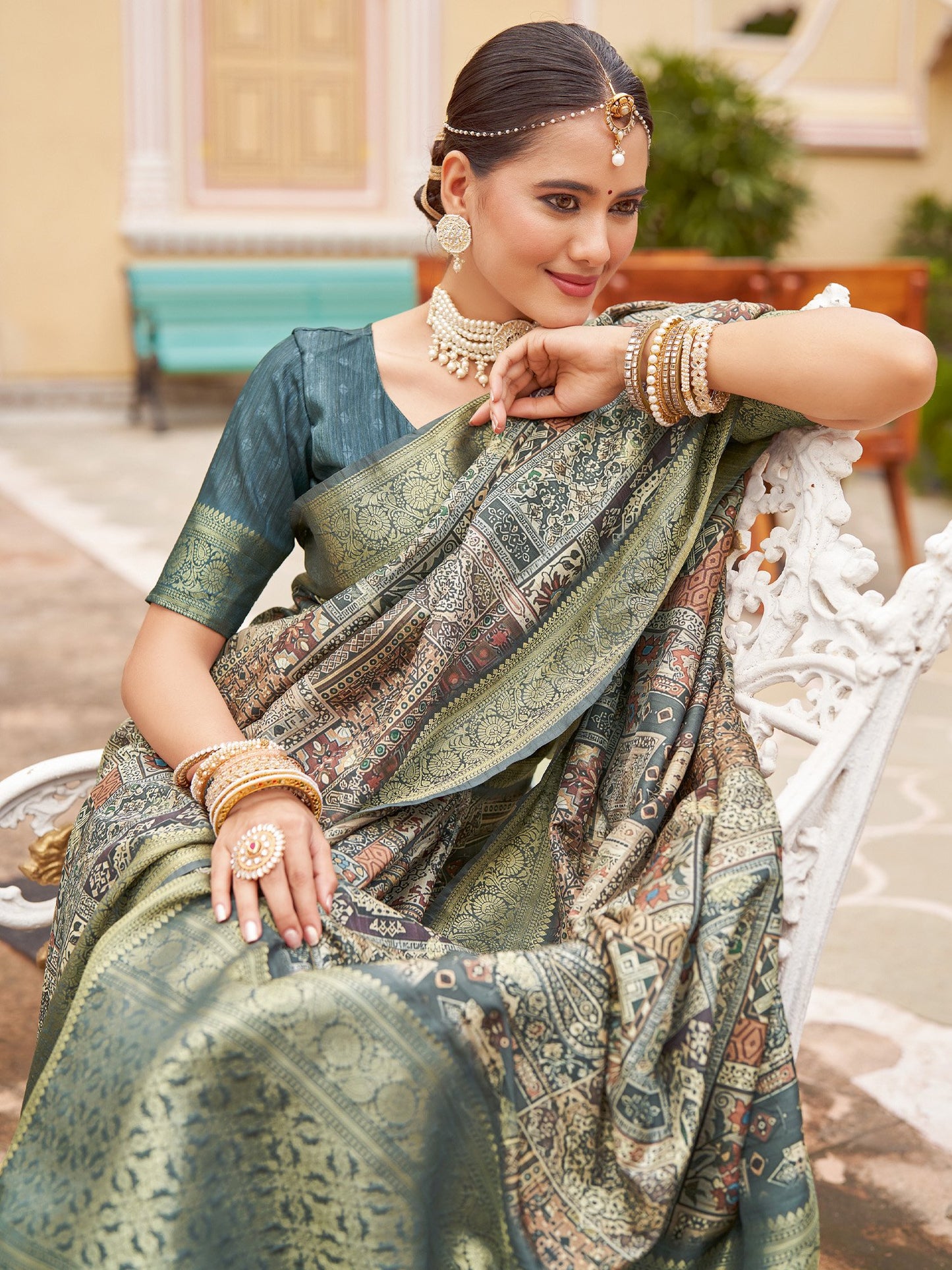 partywear designer saree for festive occasions