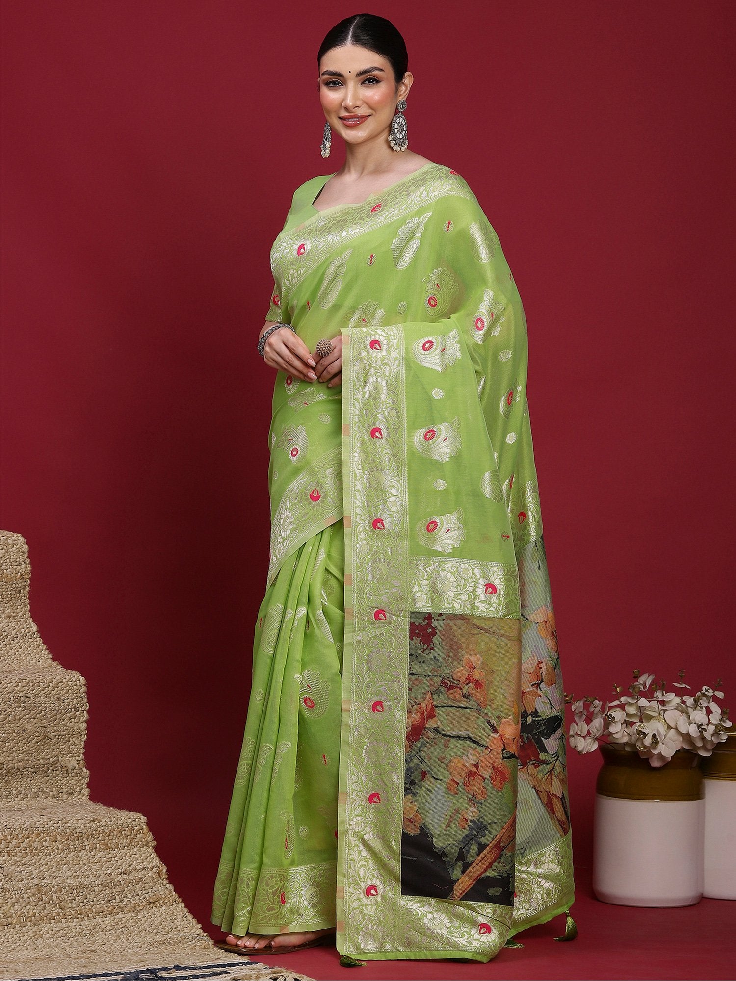 partywear designer saree for festive occasions
