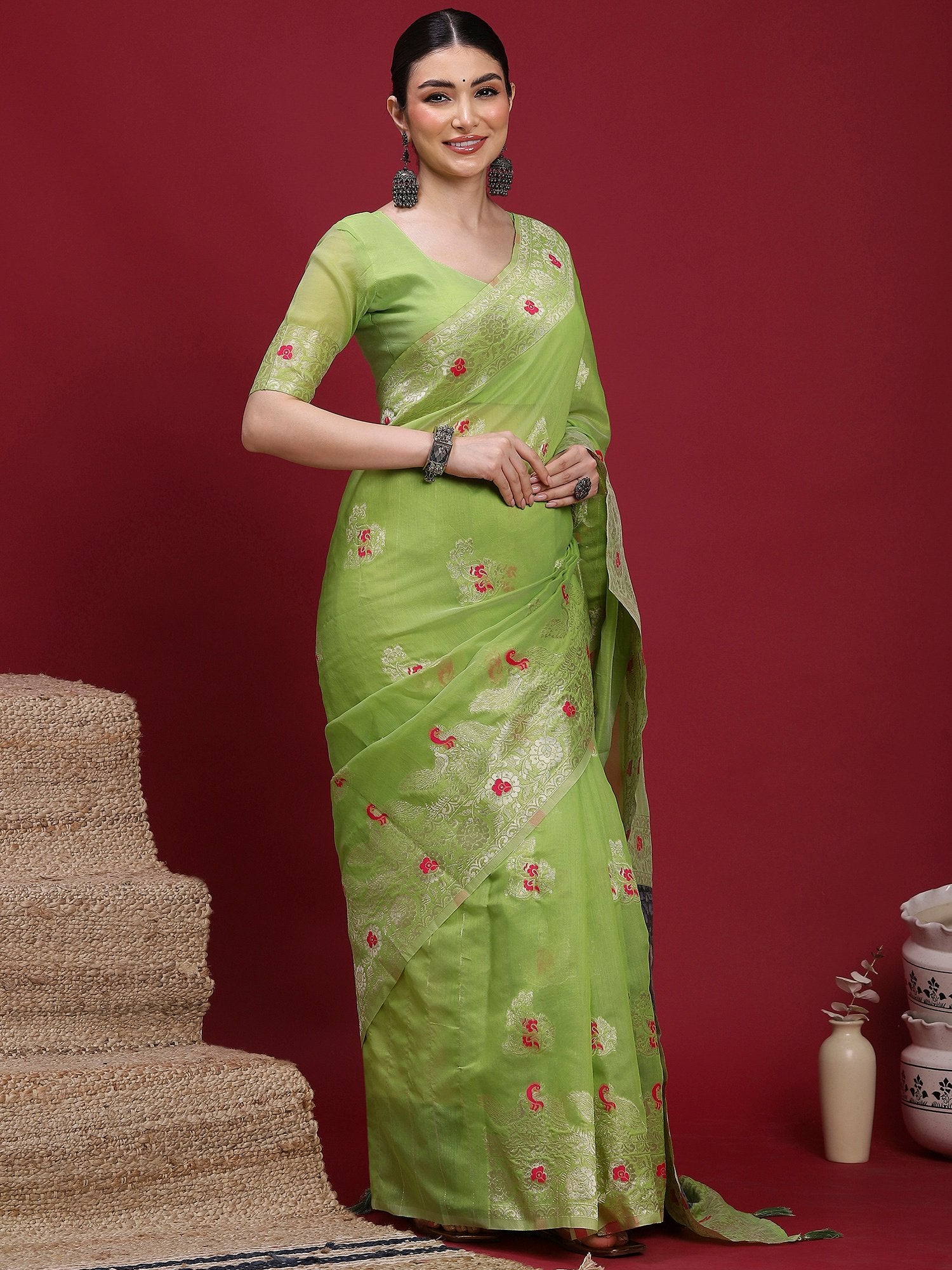 partywear designer saree for festive occasions