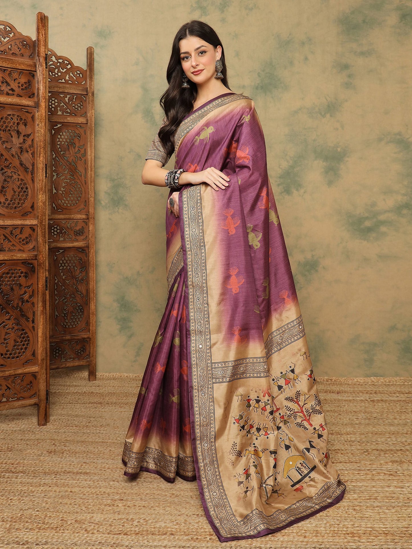 partywear designer saree for festive occasions