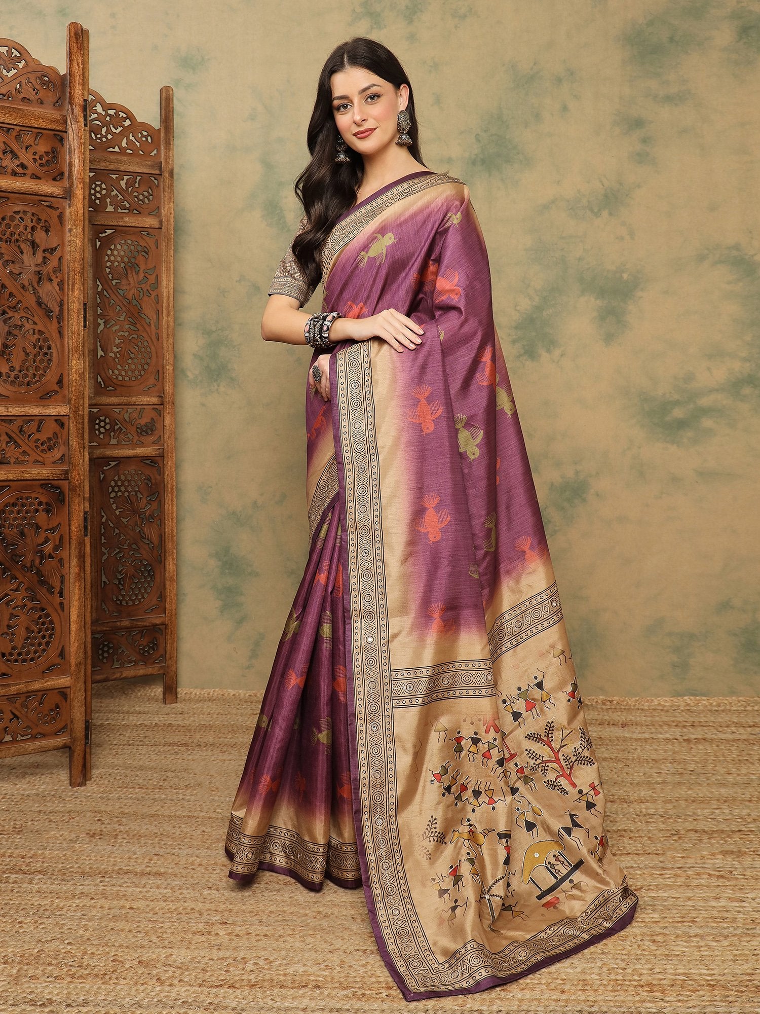 partywear designer saree for festive occasions