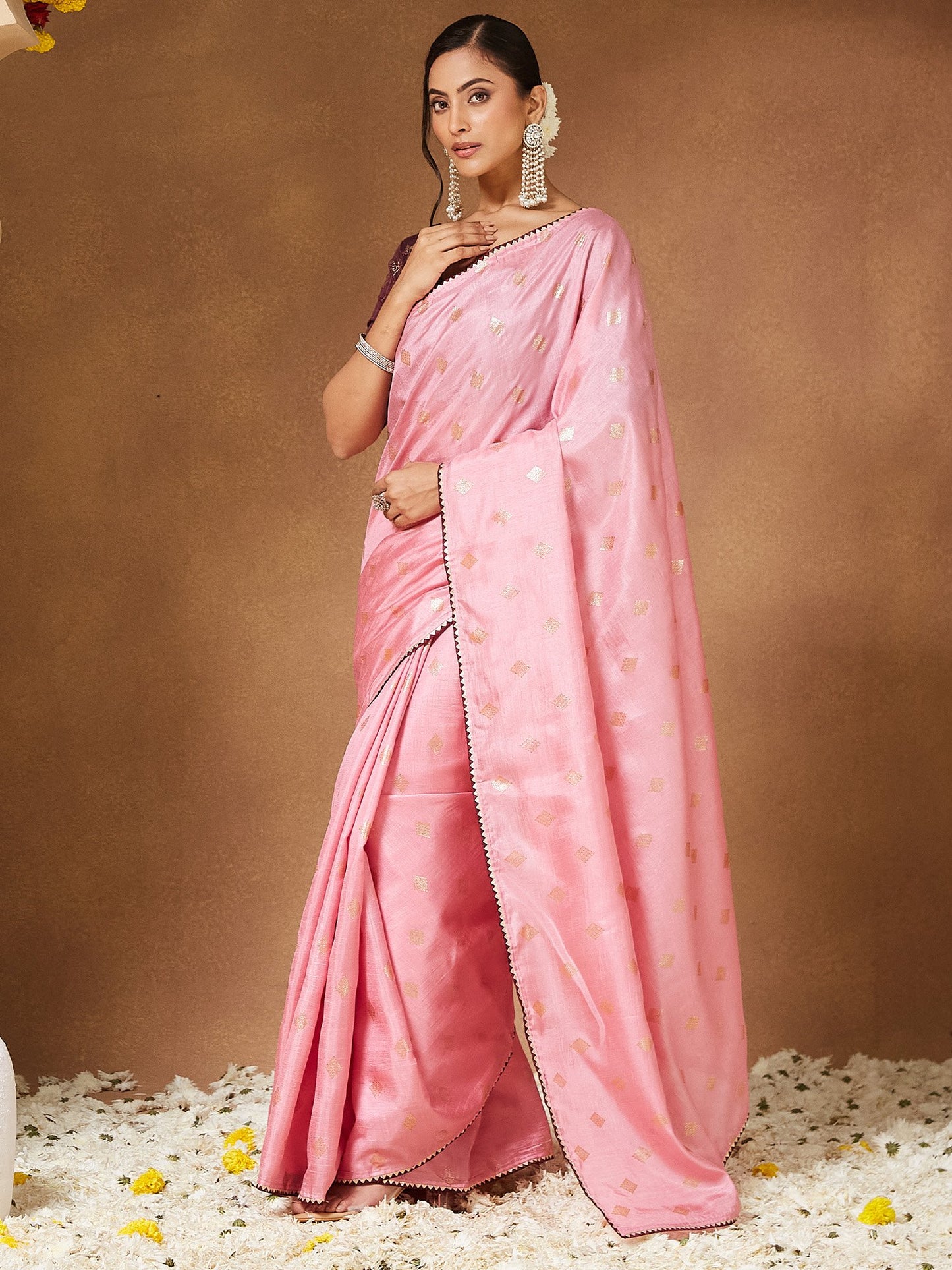 partywear designer saree for festive occasions