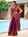 Purple Purple Bhagalpuri Jacquard Printed Saree