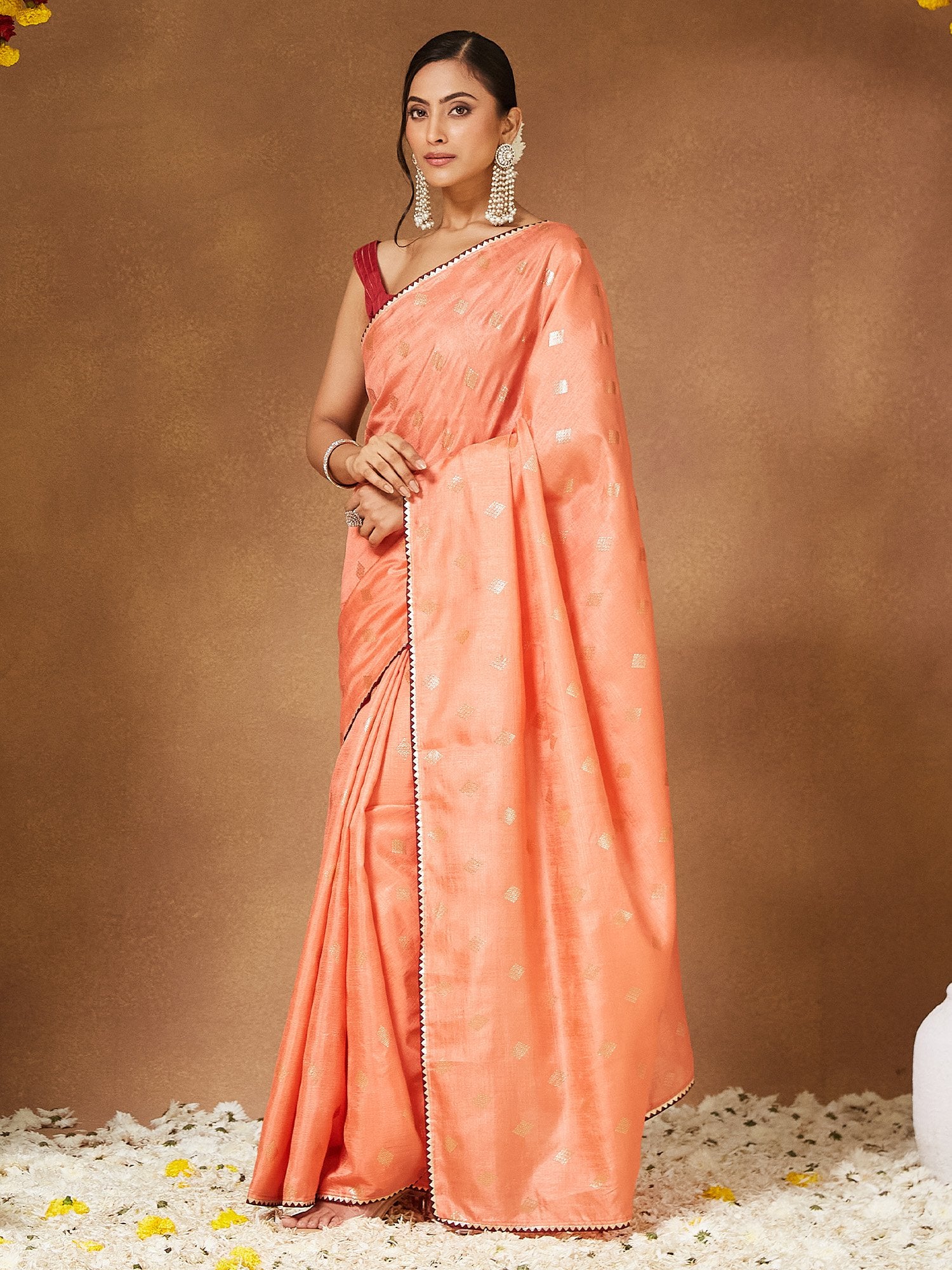 partywear designer saree for festive occasions